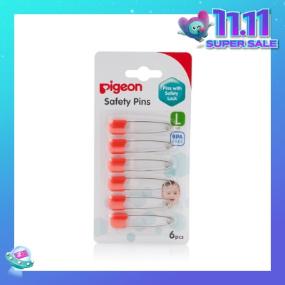 PIGEON Safety Pin L Size 6s