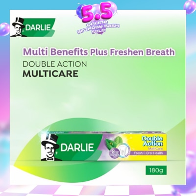 DARLIE - Double Action Multicare Freshness Toothpaste 180g