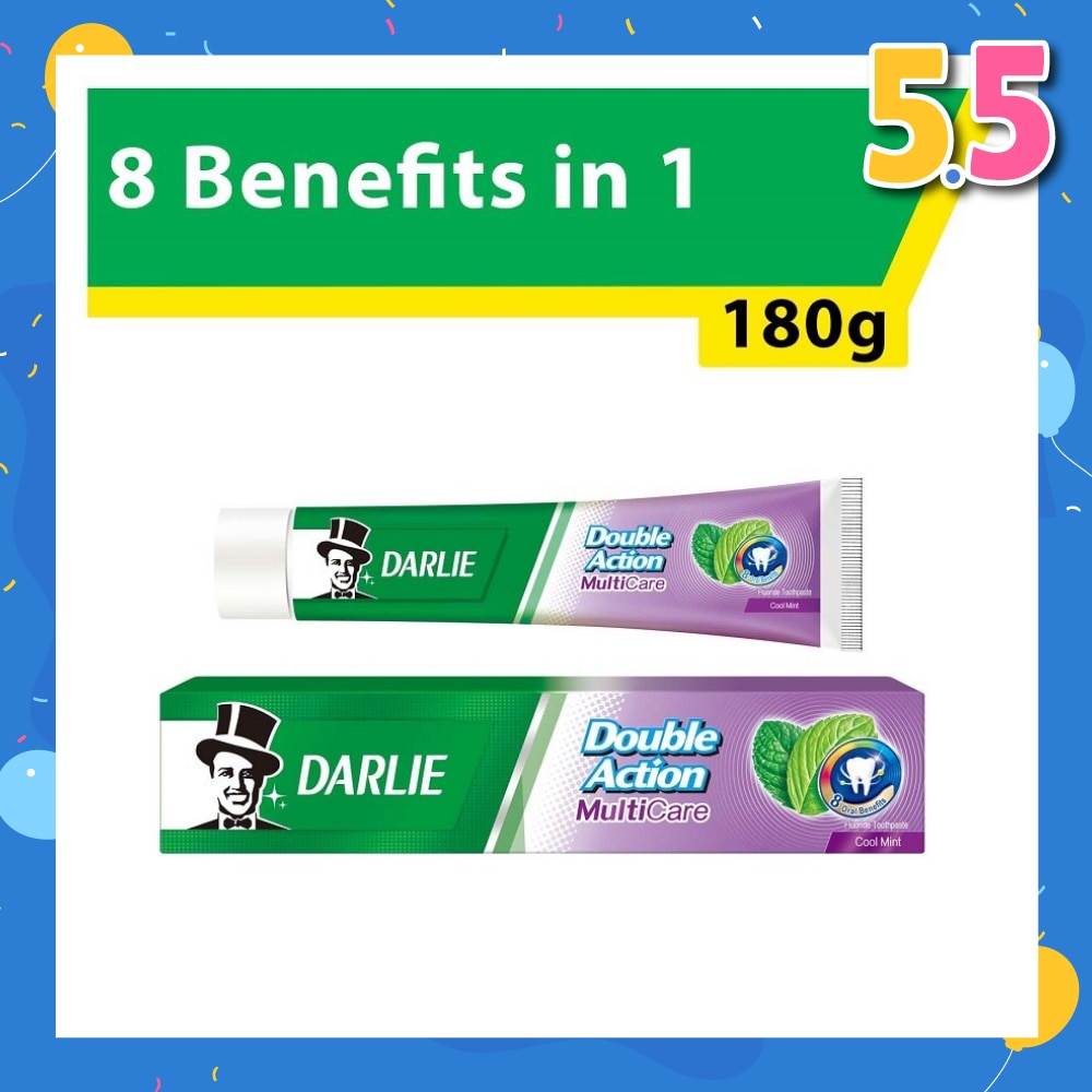 Double Action MultiCare Toothpaste Cool Mint 180g