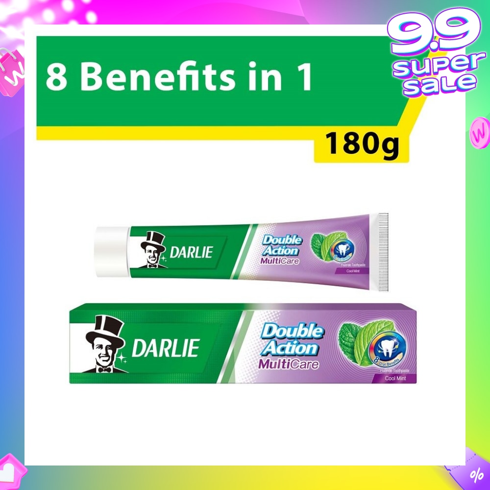 Double Action MultiCare Toothpaste Cool Mint 180g