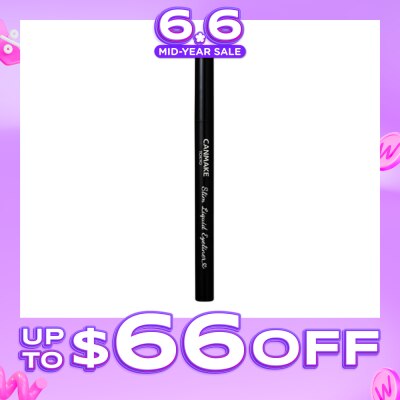 CANMAKE - Slim Liquid Eyeliner 01 Black 1s