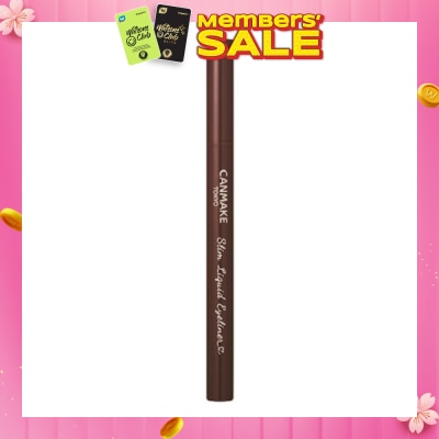 CANMAKE Slim Liquid Eyeliner 02 Brown 1s