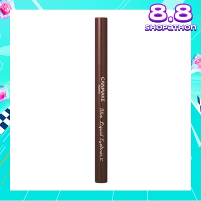 CANMAKE Slim Liquid Eyeliner 02 Brown 1s