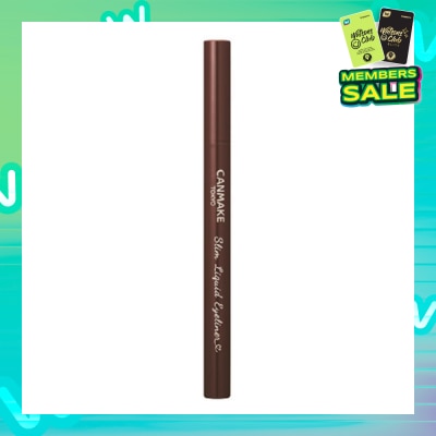 CANMAKE Slim Liquid Eyeliner 02 Brown 1s