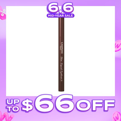 CANMAKE - Slim Liquid Eyeliner 02 Brown 1s