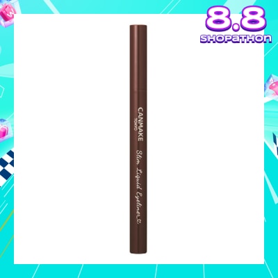 CANMAKE Slim Liquid Eyeliner 02 Brown 1s