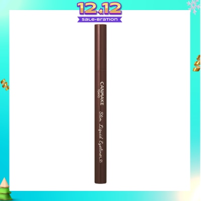 CANMAKE Slim Liquid Eyeliner 02 Brown 1s