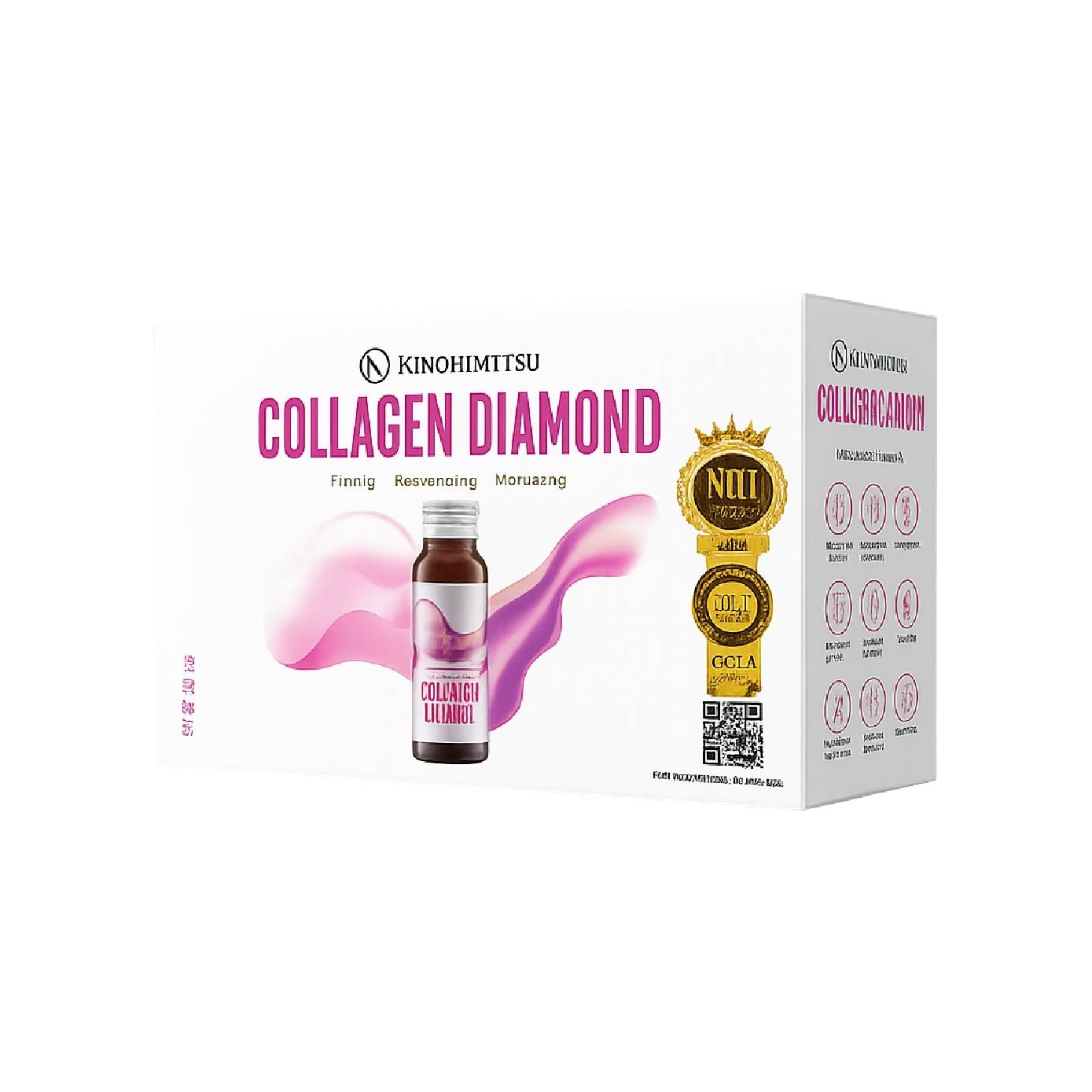 Collagen Diamond 5300 + Bust Up Pro Enhancement Bundle Set 1s