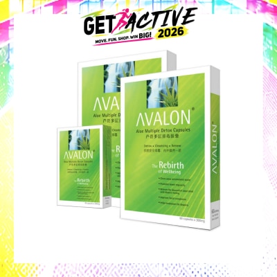 AVALON™ - Aloe Multiple Detox  Capsules 2x60 Capsules + 20 Capsules image