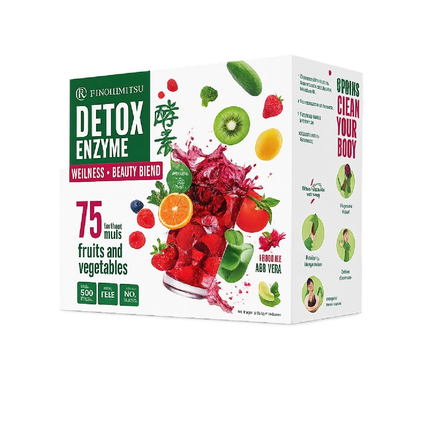 JellyBoost Collagen + Detox Enzyme Bundle Set 1s