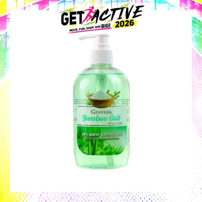 GINVERA - Bamboo Salt Gel Anti-Bacterial Hand Soap (Purifying and Moisturizing) 500g image