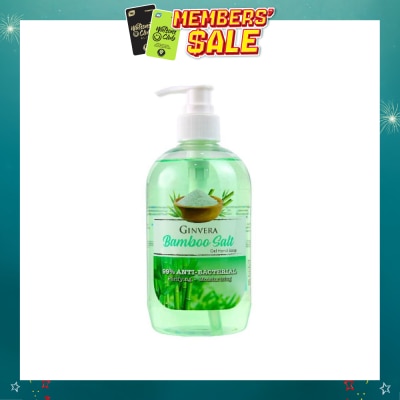 GINVERA - Bamboo Salt Gel Anti-Bacterial Hand Soap (Purifying and Moisturizing) 500g