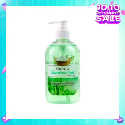 GINVERA Bamboo Salt Gel Anti-Bacterial Hand Soap (Purifying and Moisturizing) 500g
