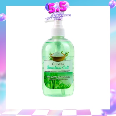 GINVERA - Bamboo Salt Gel Anti-Bacterial Hand Soap (Purifying and Moisturizing) 500g