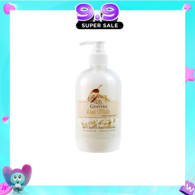 GINVERA - Oat Milk Cream Anti-Bacterial Hand Soap (Nourishing and Moisturizing) 500g image