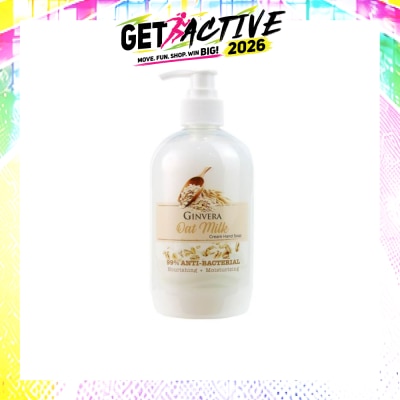 GINVERA - Oat Milk Cream Anti-Bacterial Hand Soap (Nourishing and Moisturizing) 500g image