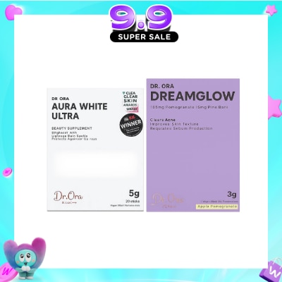 DR ORA - Aura White Ultra & Dreamglow Acne Clear Beauty Supplement Bundle Set 1s image