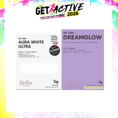 DR ORA - Aura White Ultra & Dreamglow Acne Clear Beauty Supplement Bundle Set 1s image