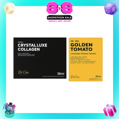 DR ORA - Crystal Luxe Collagen & Golden Tomato Brightening Elixir Bundle Set 1s