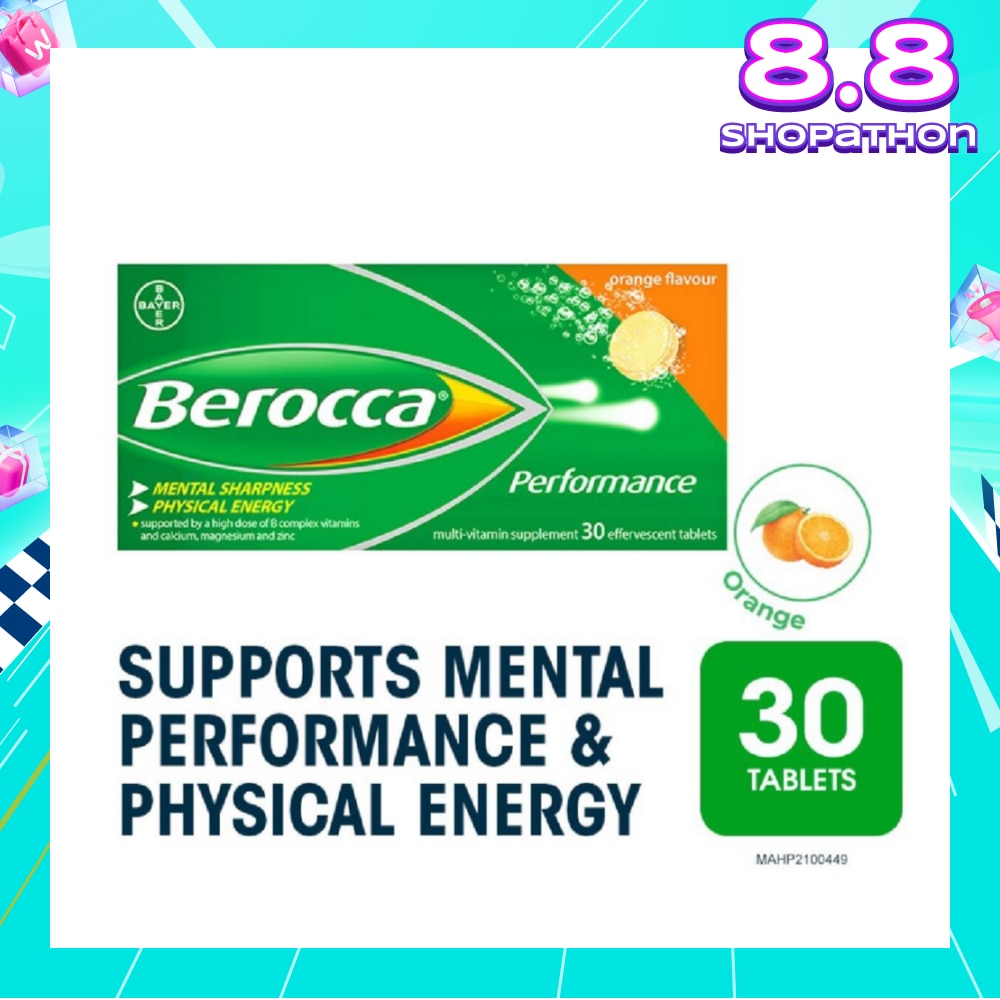Perfomance Effervescent Orange Flavour 30s
