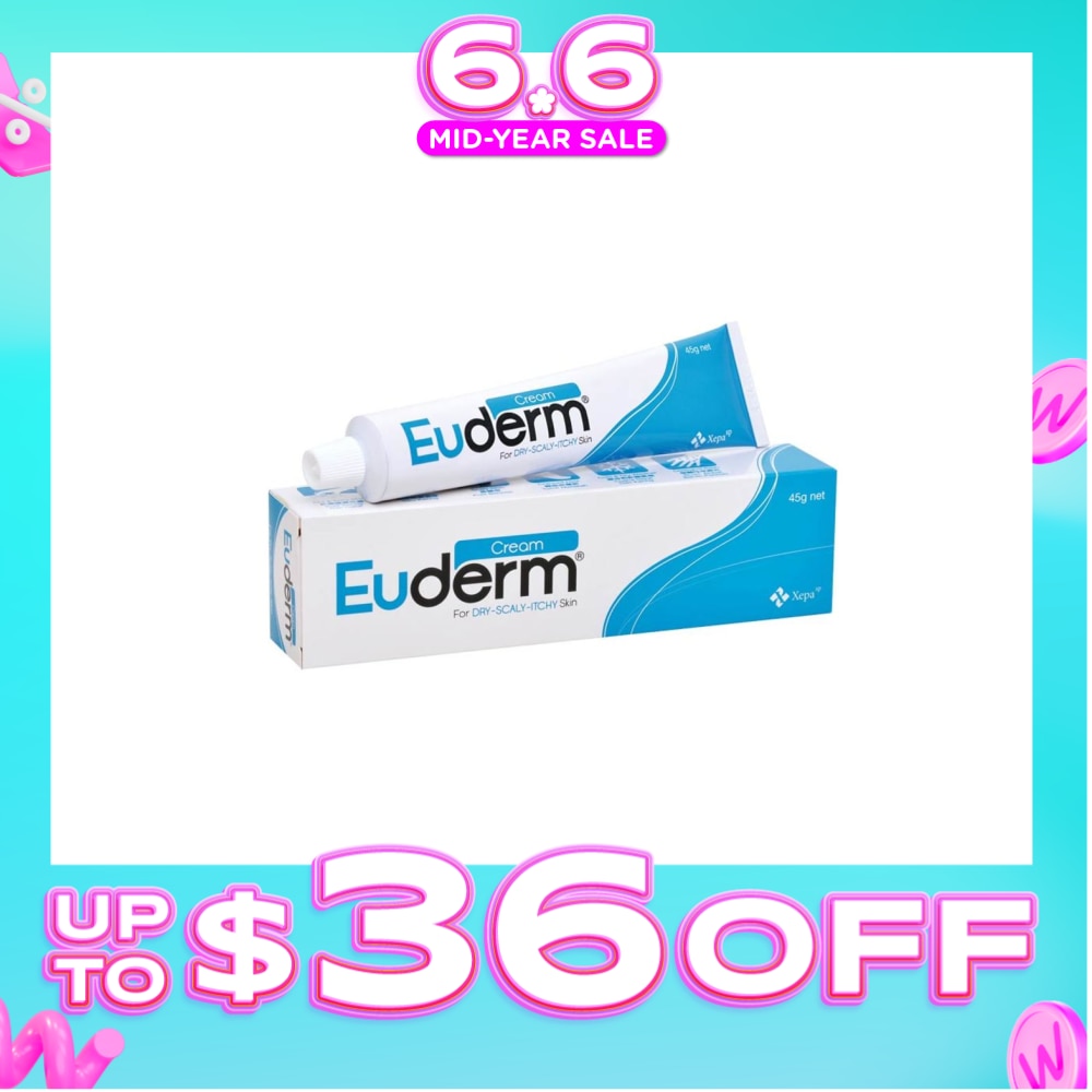 EUDERM Deep Moisturising Non-Greasy Non-Sticky Cream (Suitable for