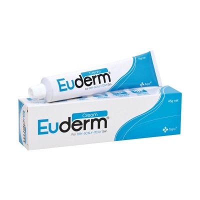 EUDERM Deep Moisturising Non-Greasy Non-Sticky Cream (Suitable for Dry Scaly Itchy Skin Type Caused by Alkaline Soap or Chemical) 45g