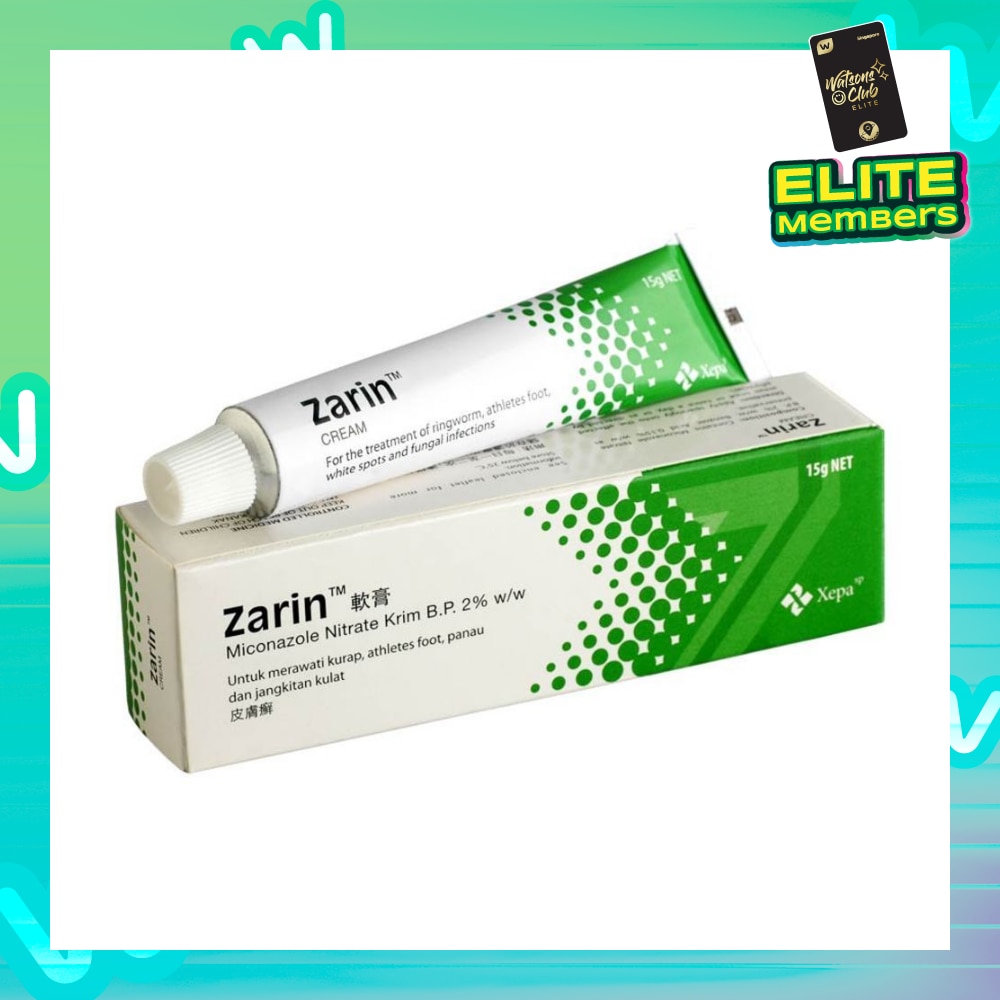 Anti-Fungal Cream (For Treatment of Ringworm, Atheletes Foot, White Spots & Fungal Infection) 15g