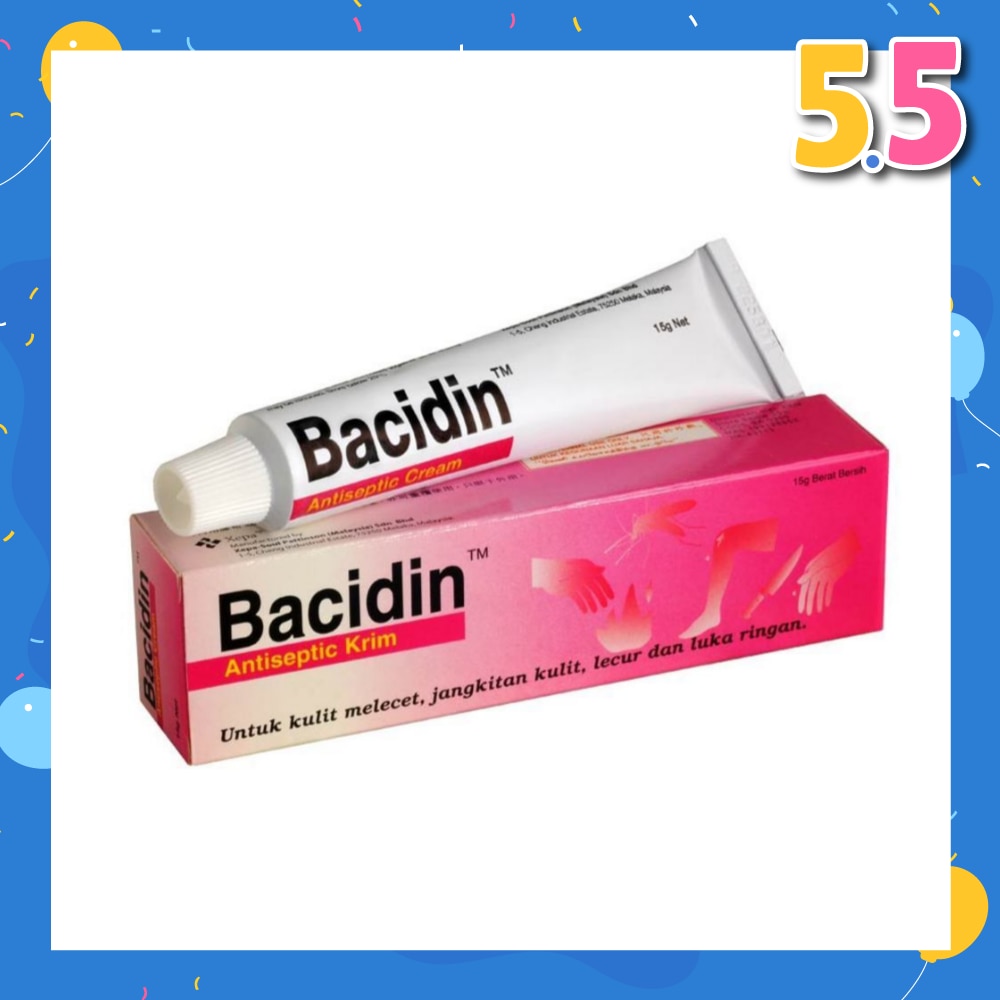 Antiseptic Cream (For Burns, Abrasions, Wounds, Minor Skin Infections and Insect Bites) 15g
