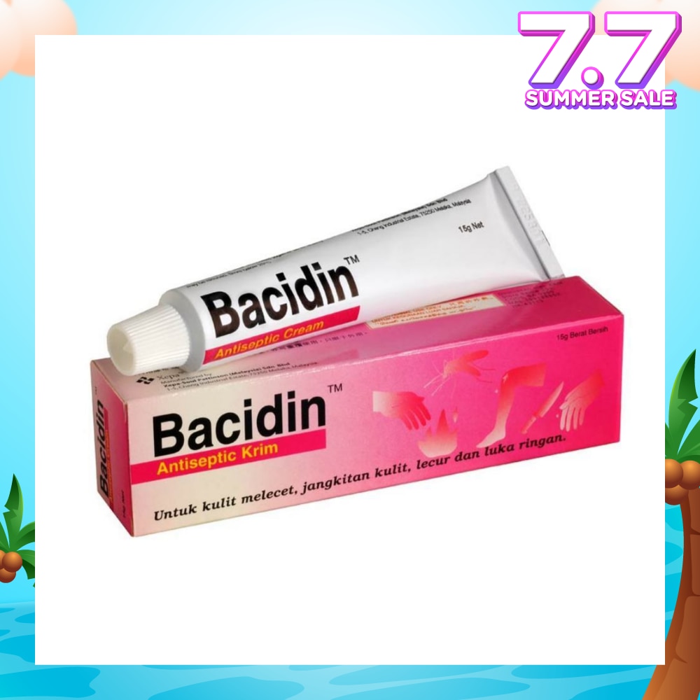Antiseptic Cream (For Burns, Abrasions, Wounds, Minor Skin Infections and Insect Bites) 15g