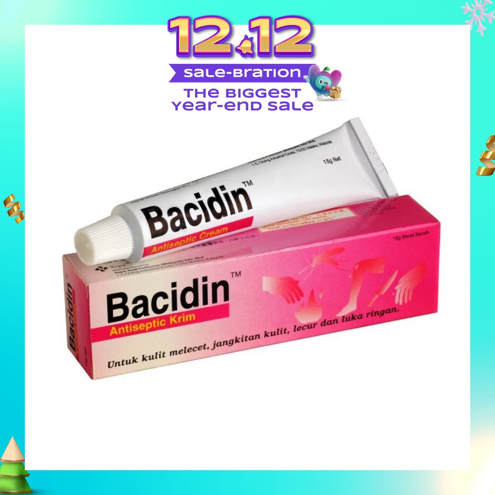 Antiseptic Cream (For Burns, Abrasions, Wounds, Minor Skin Infections and Insect Bites) 15g