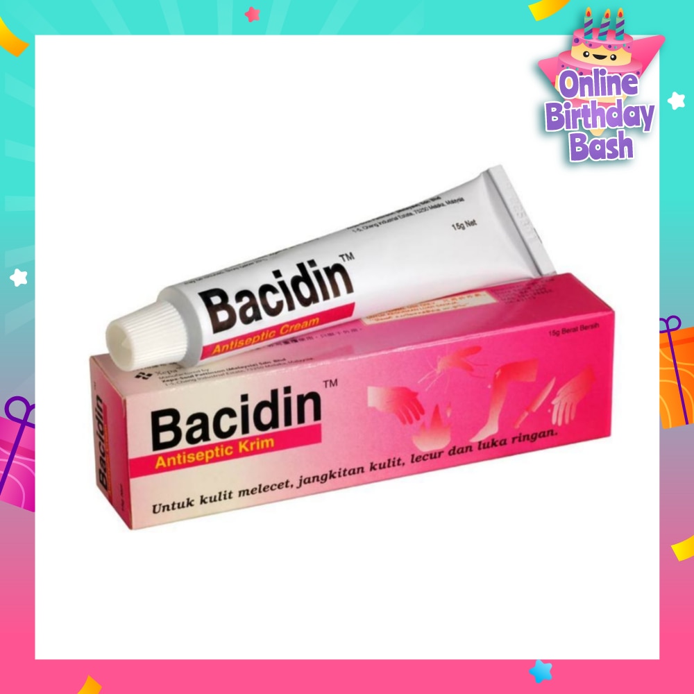 Antiseptic Cream (For Burns, Abrasions, Wounds, Minor Skin Infections and Insect Bites) 15g