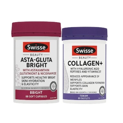 SWISSE - Beauty Collagen + Asta-Gluta Bright Bundle Set 1s