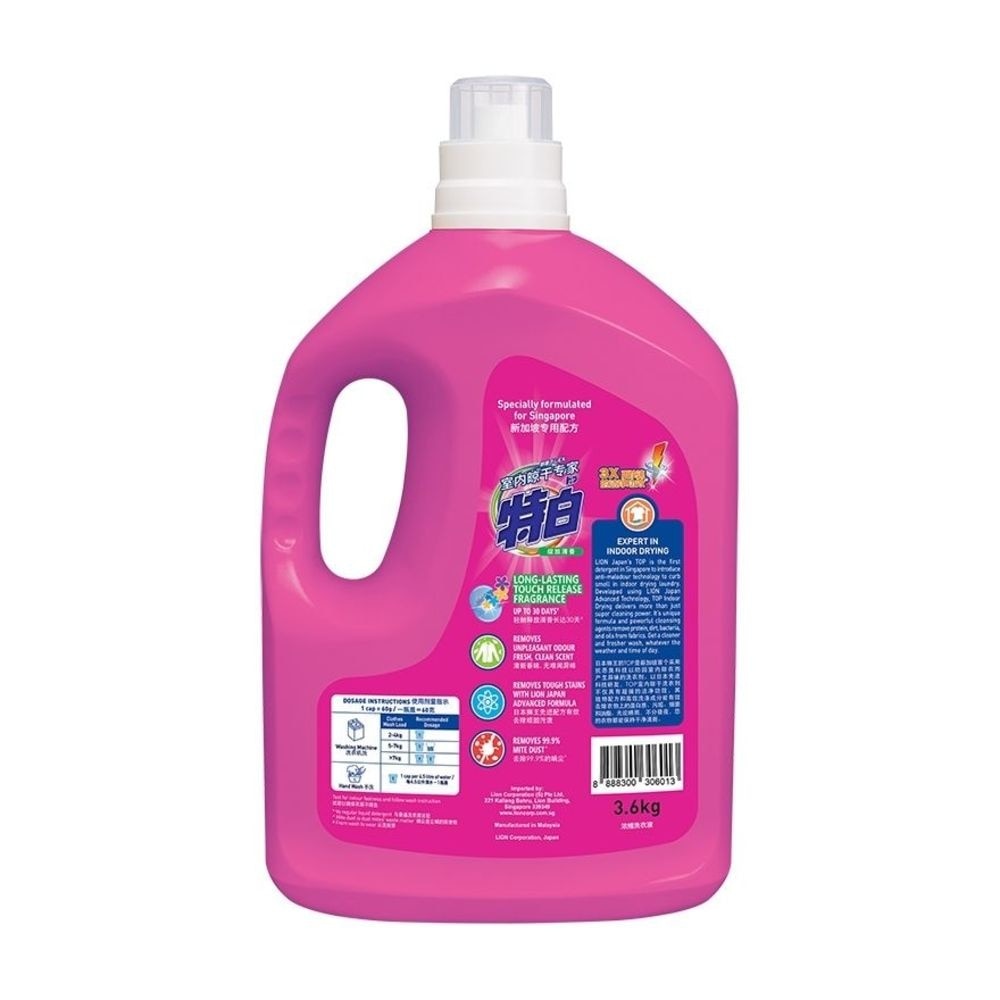 Top Blooming Freshness Concentrated Liquid Detergent 3.6kg