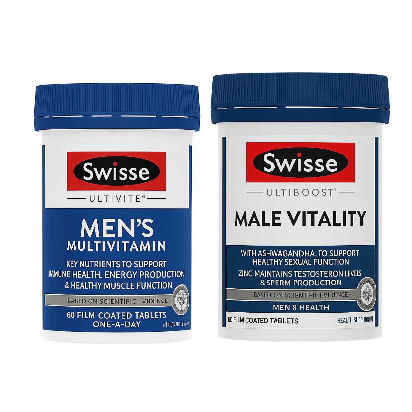 Male Vitality + Ultivite Multivitamin Bundle Set 1s