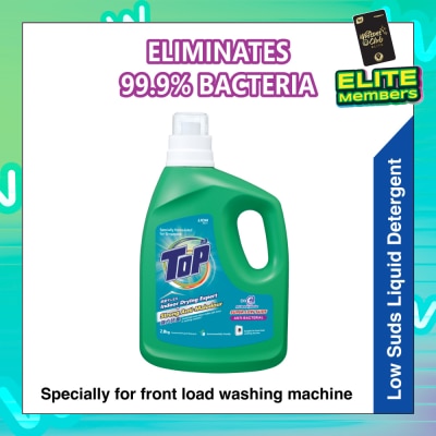 TOP Concentrated Liquid Detergent Super Low Suds Anti-Bacterial 2.8kg