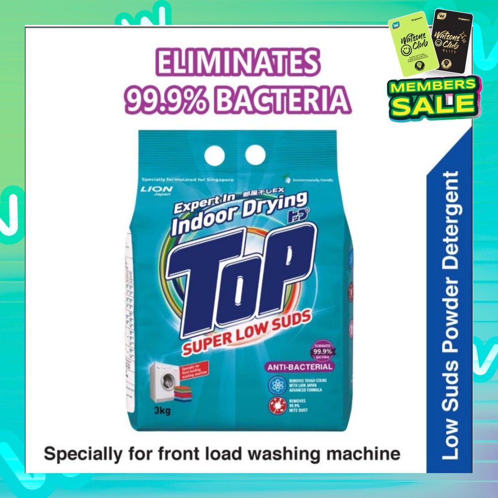 Powder Detergent Super Low Suds Anti-Bacterial 3kg