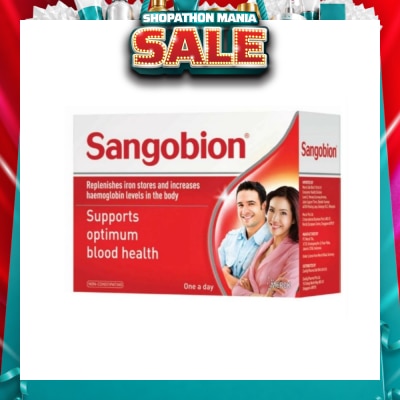 SANGOBION - Sangobion Iron Supplement Capsule (Support Optimum Blood Health) 28s
