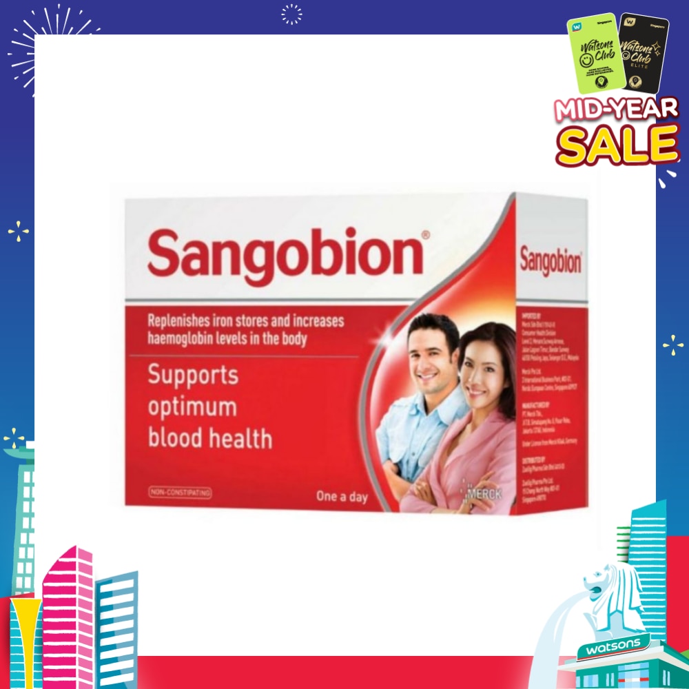 Sangobion Iron Supplement Capsule (Support Optimum Blood Health) 28s