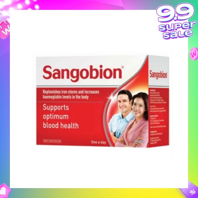 SANGOBION Sangobion Iron Supplement Capsule (Support Optimum Blood Health) 28s