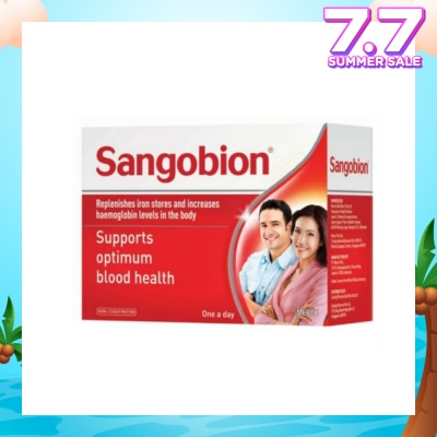 SANGOBION Sangobion Iron Supplement Capsule (Support Optimum Blood Health) 28s