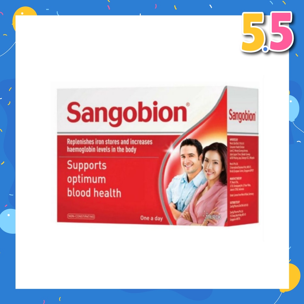 Sangobion Iron Supplement Capsule (Support Optimum Blood Health) 28s
