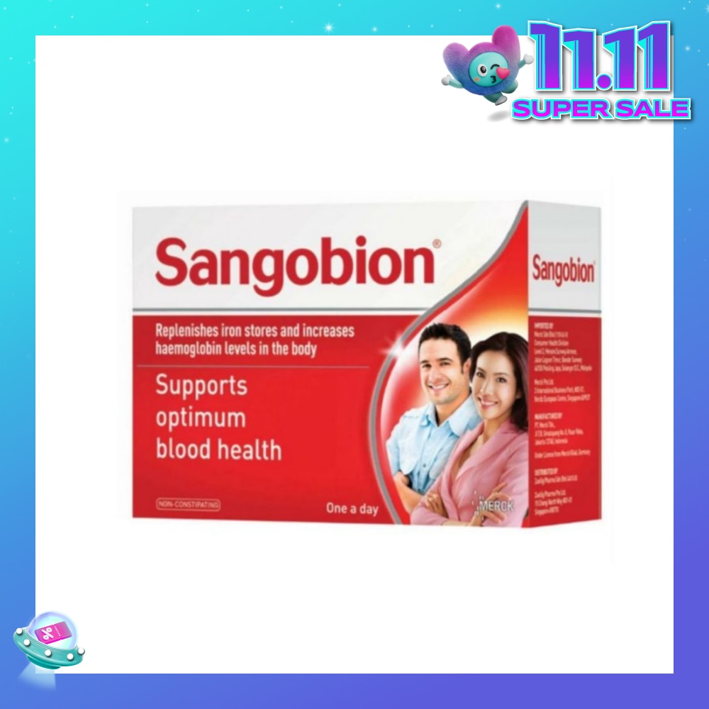Sangobion Iron Supplement Capsule (Support Optimum Blood Health) 28s