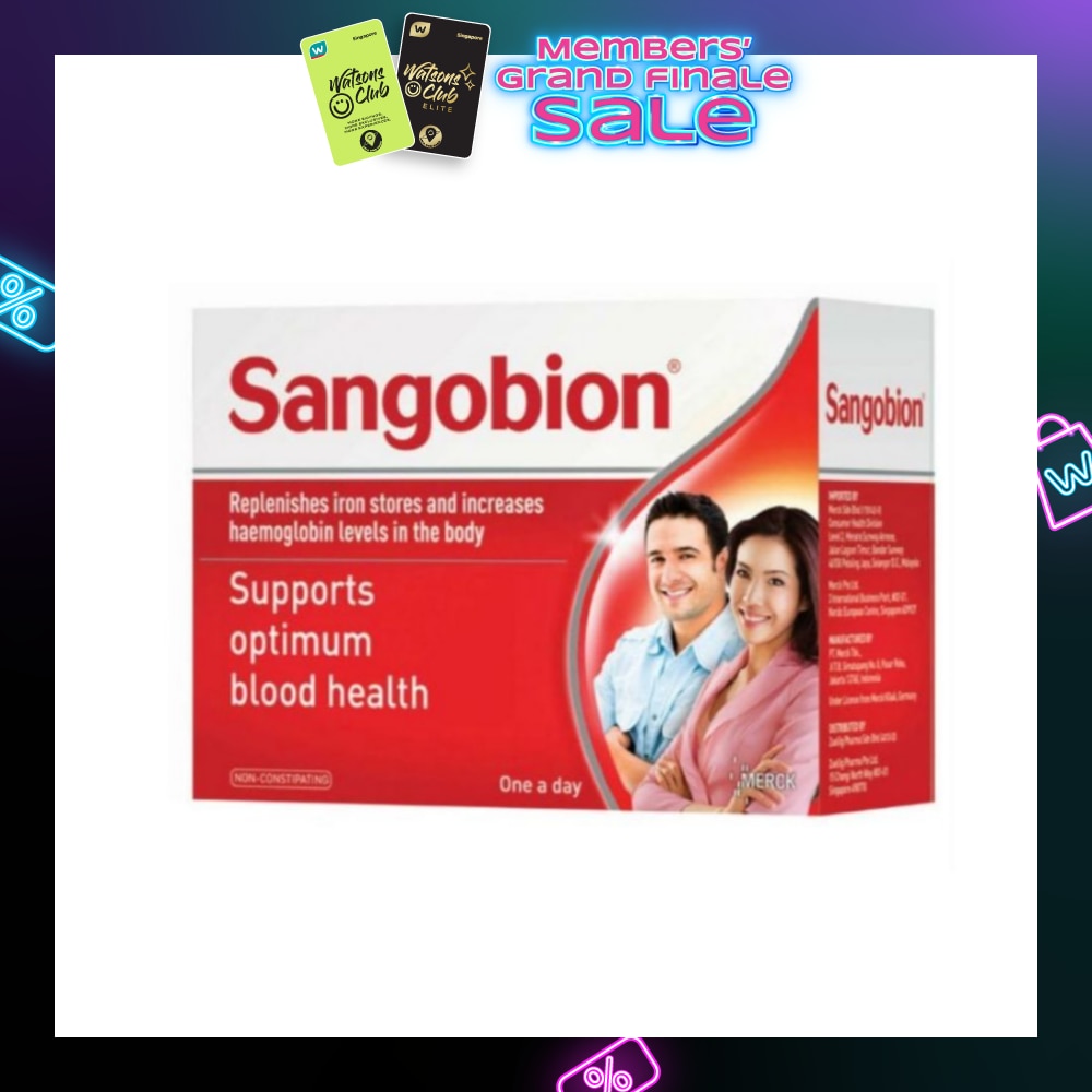 Sangobion Iron Supplement Capsule (Support Optimum Blood Health) 28s