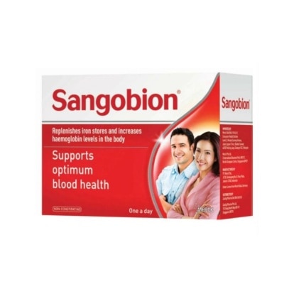 SANGOBION Iron Supplement Capsule (Support Optimum Blood Health) 28s