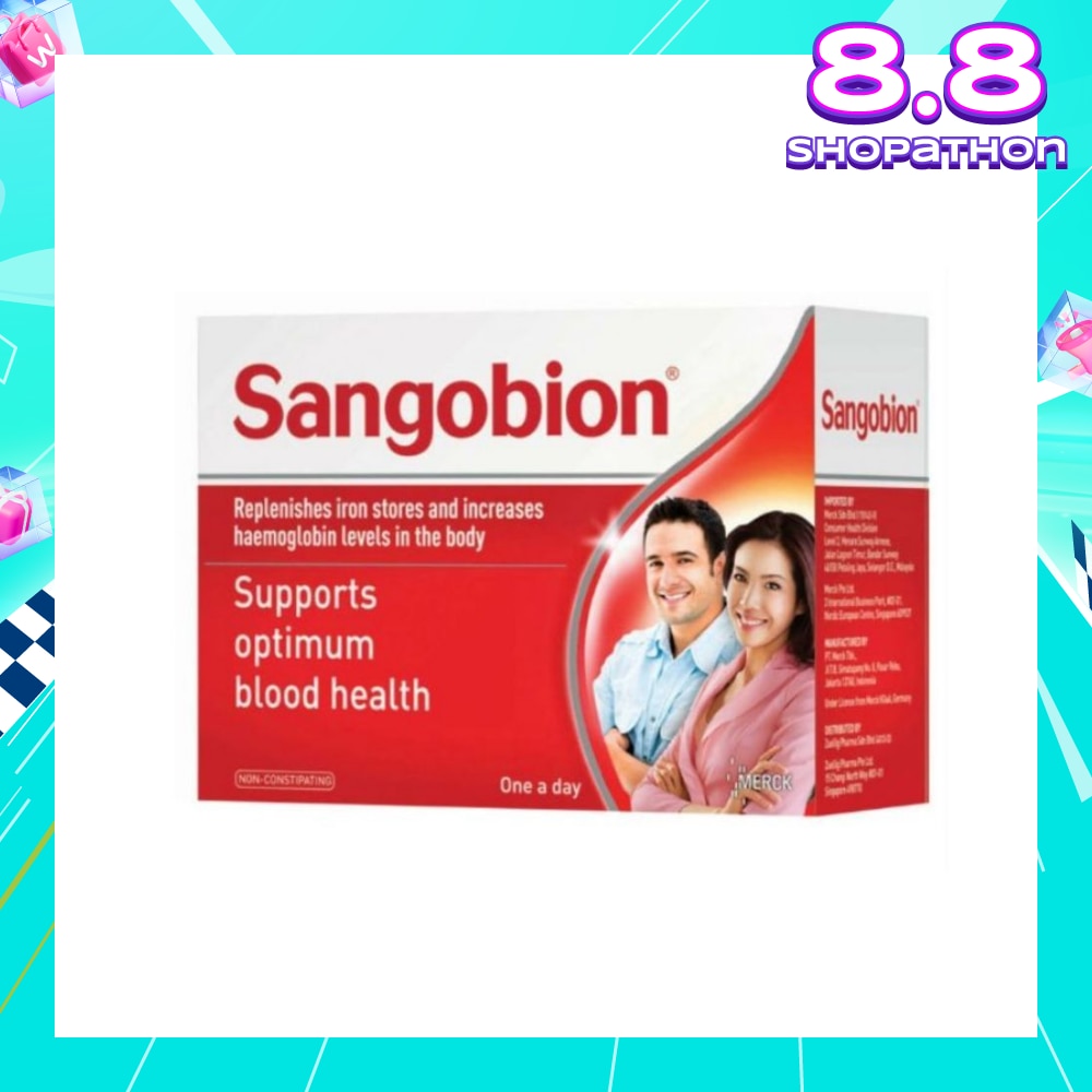 Sangobion Iron Supplement Capsule (Support Optimum Blood Health) 28s