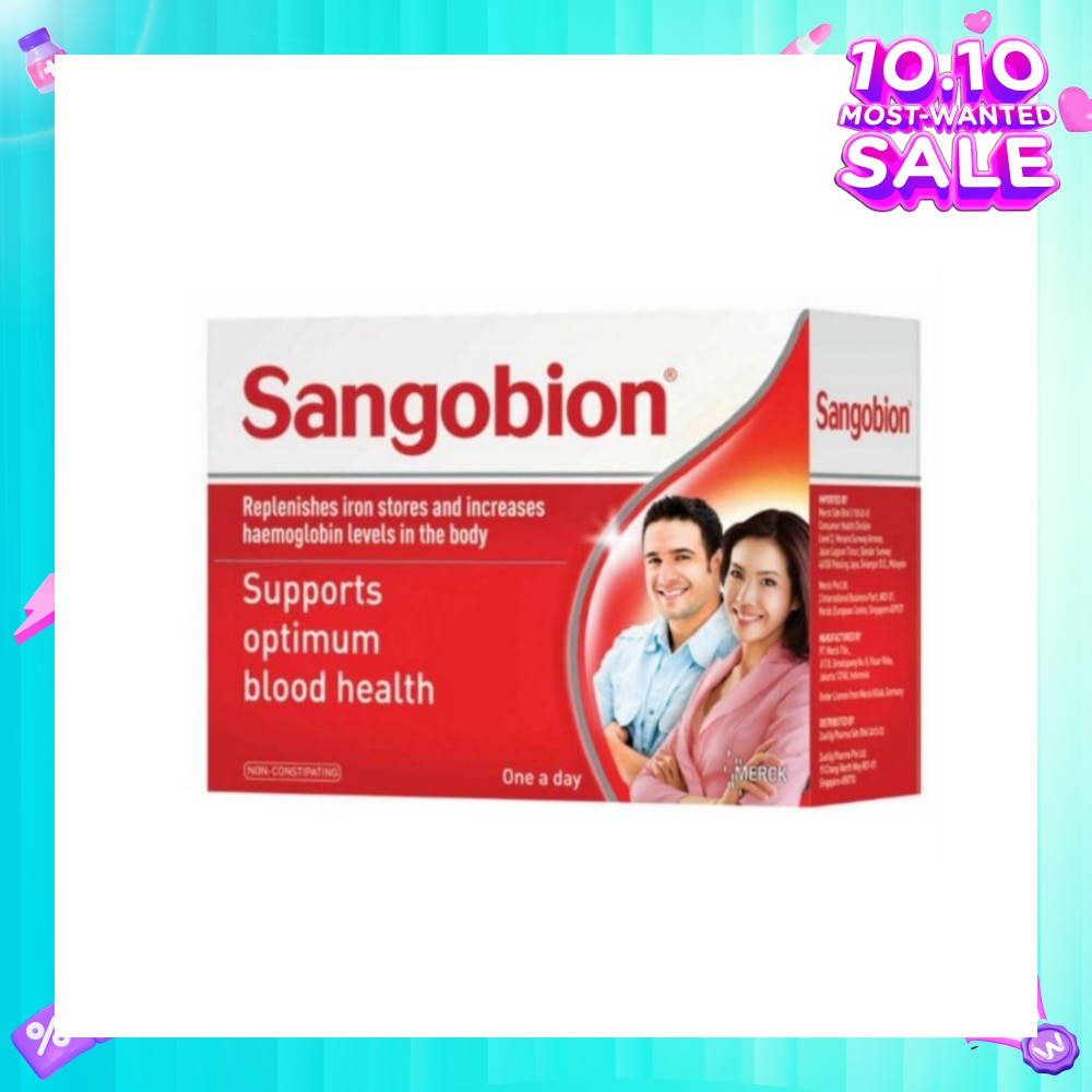 Sangobion Iron Supplement Capsule (Support Optimum Blood Health) 28s