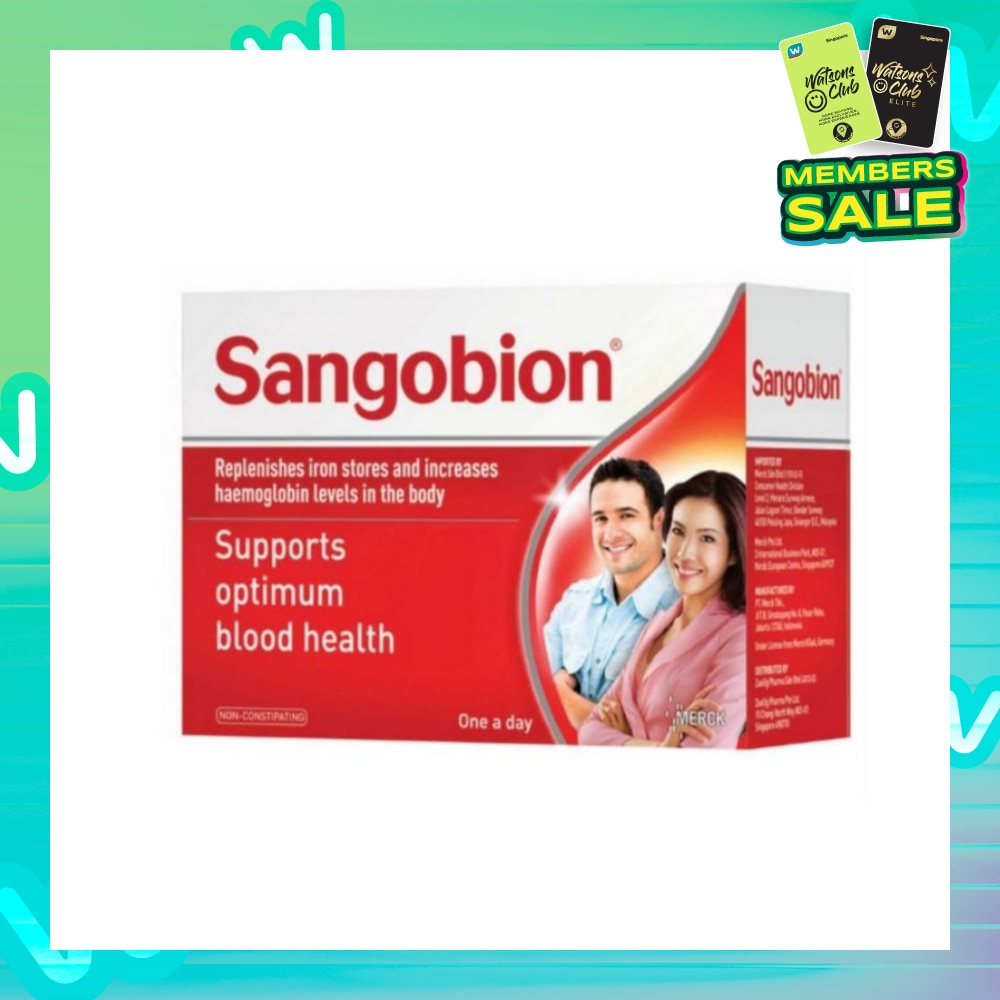 Sangobion Iron Supplement Capsule (Support Optimum Blood Health) 28s