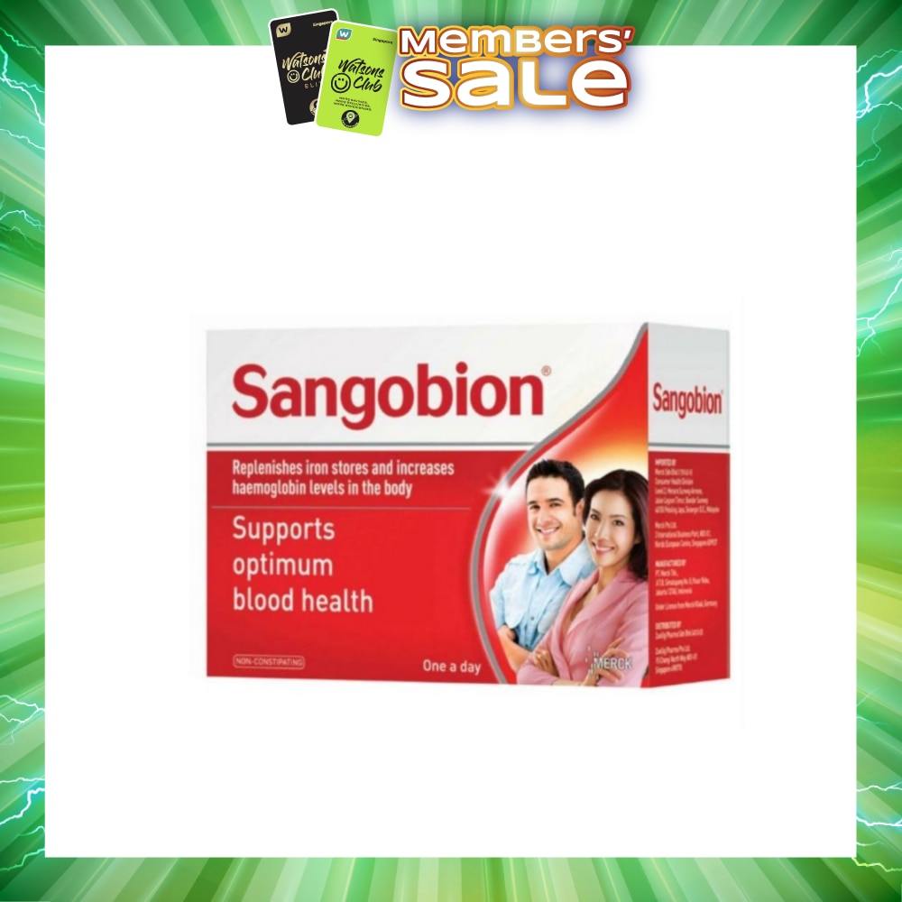 Sangobion Iron Supplement Capsule (Support Optimum Blood Health) 28s