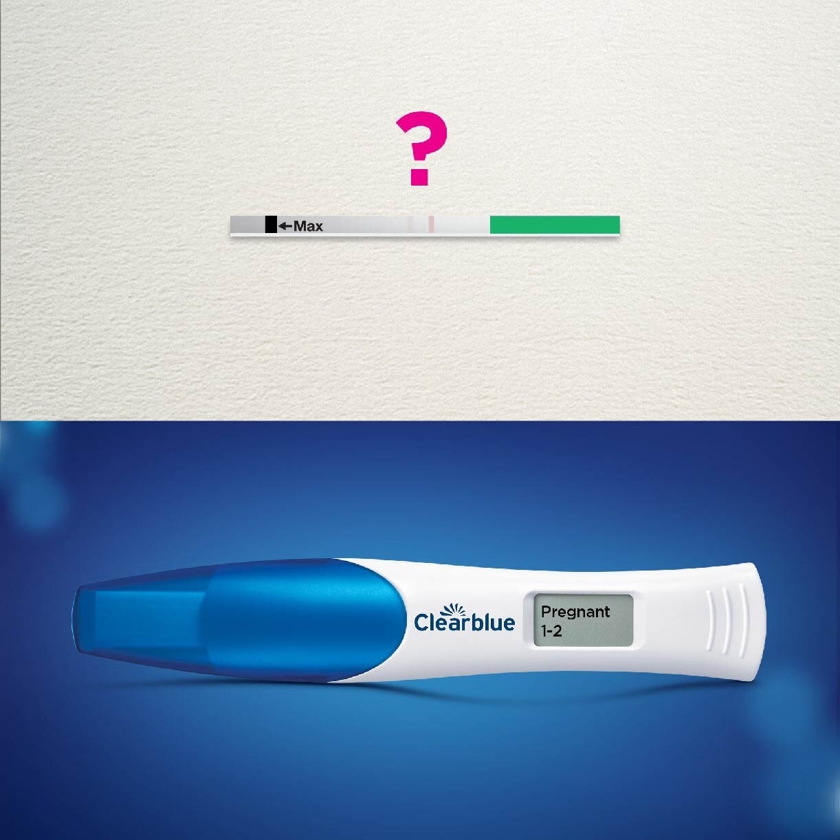 Digital Pregnancy Test with Weeks Indicator (Over 99% Accurate + Clear Results in Words) 1s