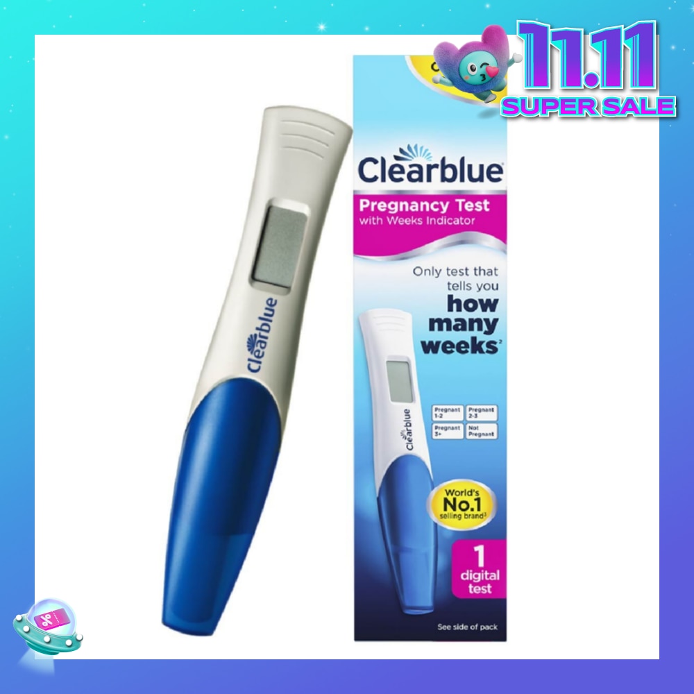 Digital Pregnancy Test with Weeks Indicator (Over 99% Accurate + Clear Results in Words) 1s